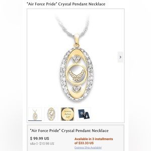 U.S. Air Force necklace